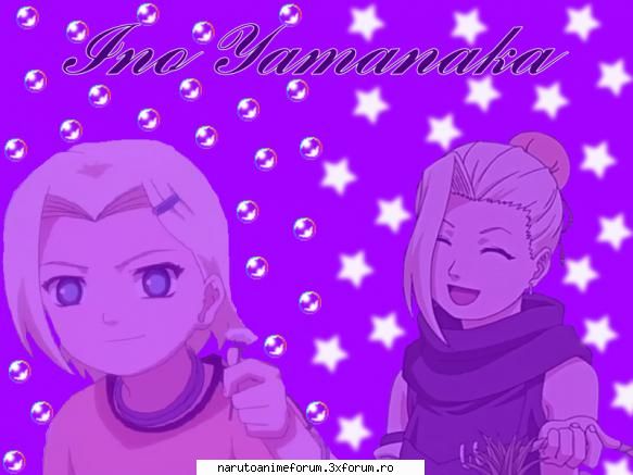 Credeti ca este frumoasa? - si eu am aceeasi parere - INO YAMANAKA