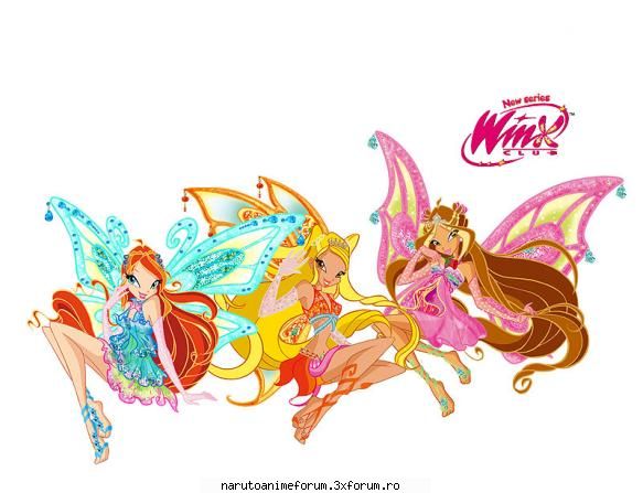 De cine va place din serialul Winx? - Bloom, Flora si Stella - WINX