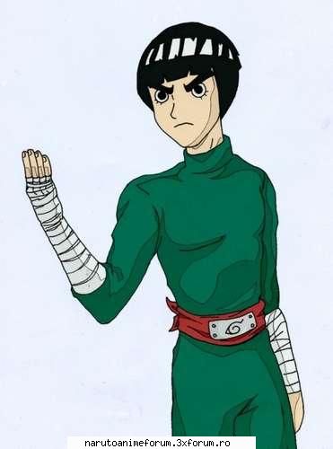 Va place stilul de lupta al lui Lee? - imi palce doar ca e rapid...atat si ca isi da tot - ROCK LEE