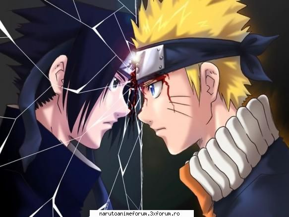 naruto sasuke lol pfff loooooool chiar deloc egali aici prima serie sasuke mai puternic daca sar
